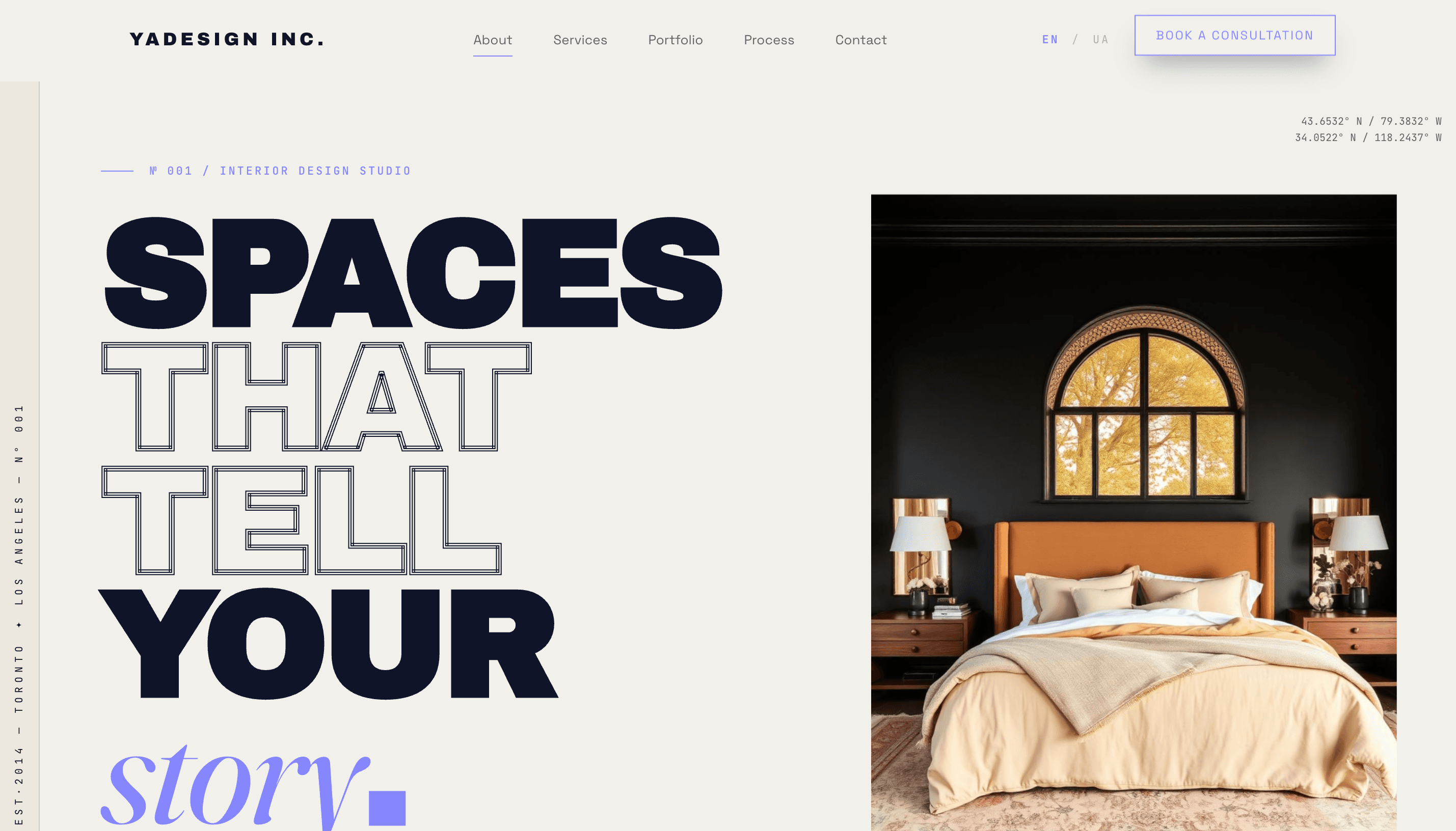 YaDesign Inc. — Interior Design case study